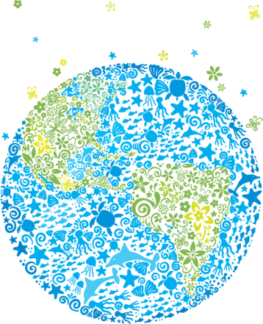 Globe graphic